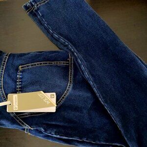Freddy WR Up Denim - Dark Blue w/ Yellow Stitching SMALL